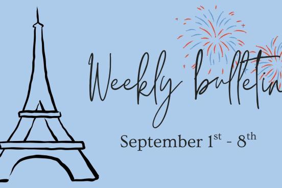 GEO Weekly bulletin September 1st