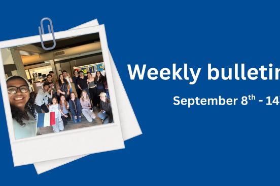 GEO Weekly bulletin September 8