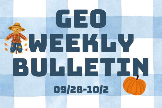 GEO Weekly Bulletin 