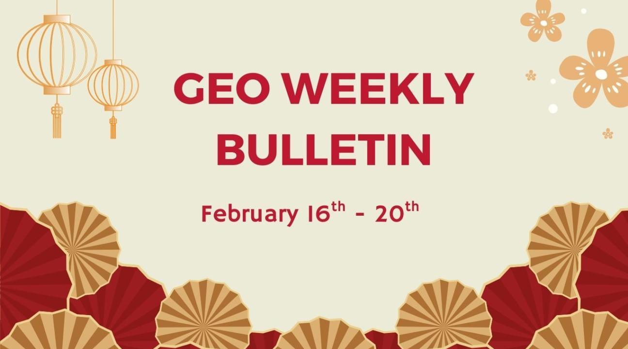 geo weekly bulletin