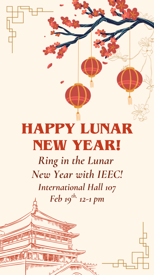 Flyer Promoting Coffee and Culture Lunar New Year