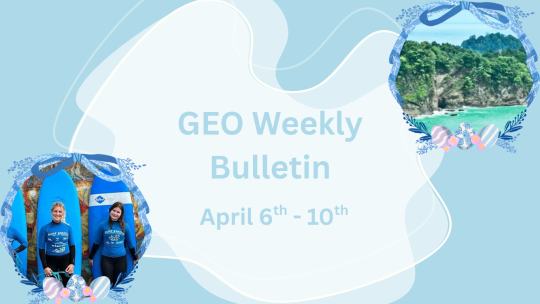 geo weekly bulletin