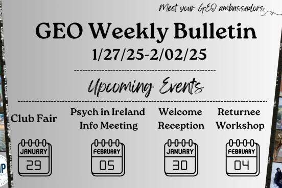 geo weekly bullentin