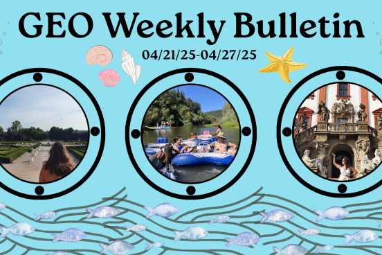 GEO Weekly Bulletin 04-21/25-04/27/25 GEO Weekly Bulletin 04-21/25-04/27/25