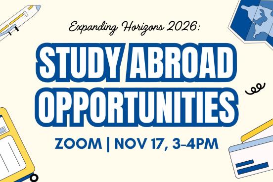 Expanding Horizons 2026 Study Abroad Opportunities 2025