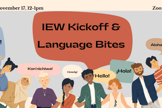 IEW Kickoff Langage bites 2025