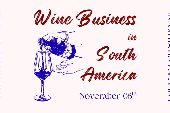 Wine business in South America info session flyer