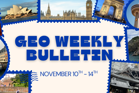 GEO Weekly bulletin November 10