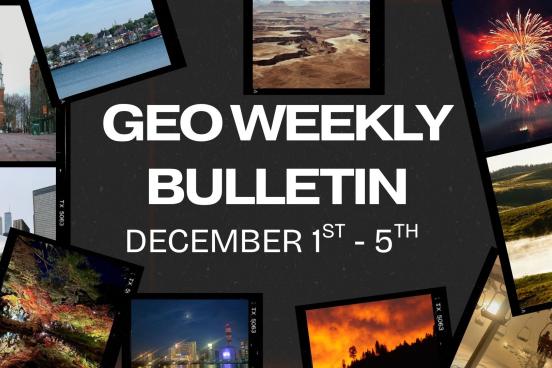 GEO Weekly Bulletin Flyer december 1