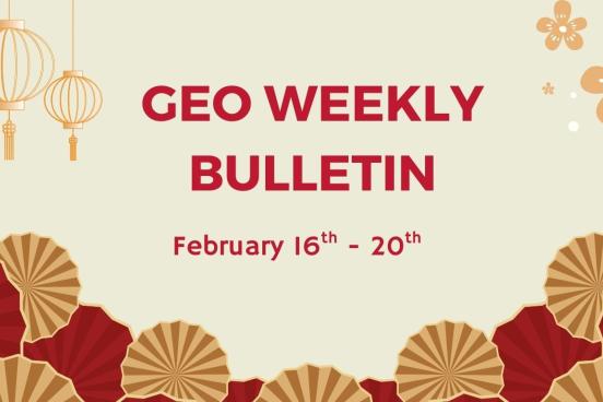 geo weekly bulletin