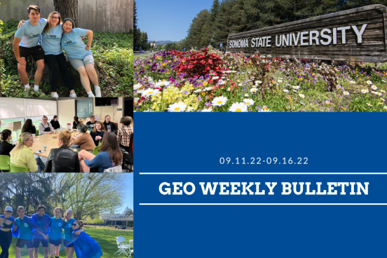 Weekly Bulletin with images of students
