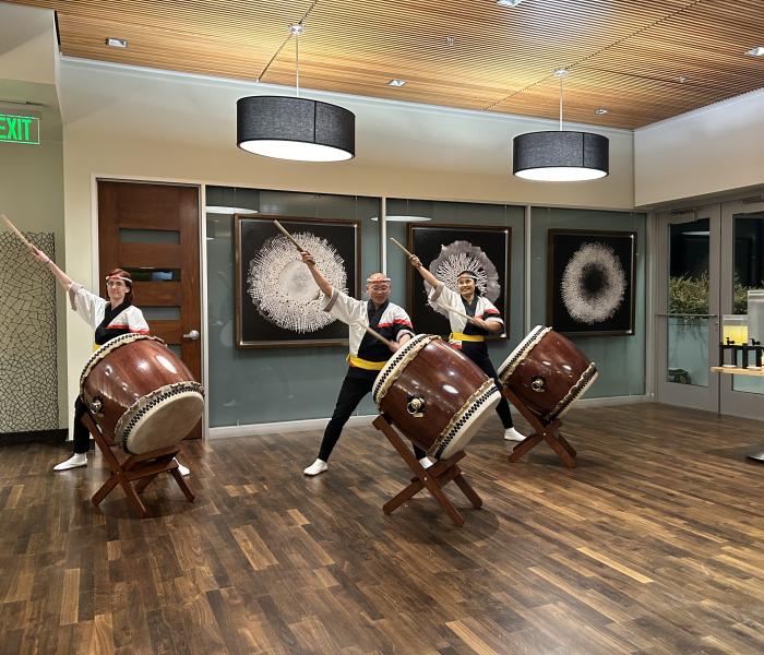 Taiko drummers