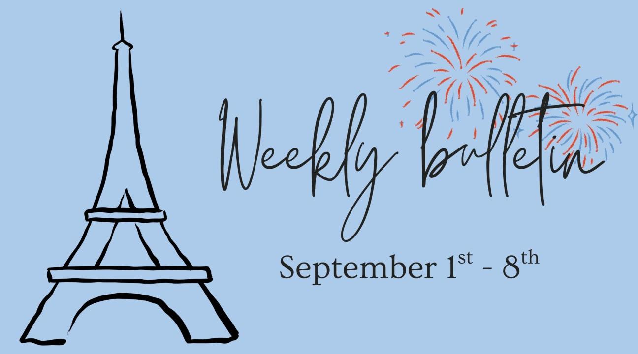 GEO Weekly bulletin September 1st