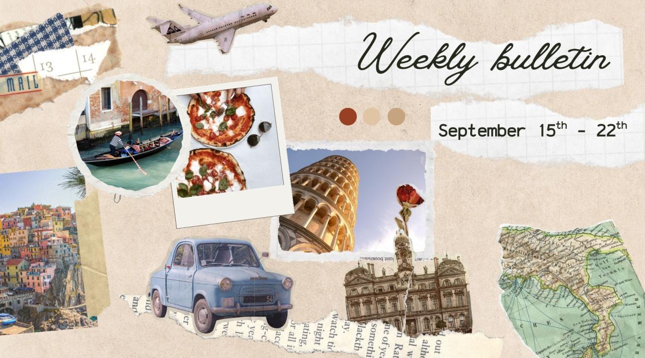 GEO Weekly bulletin September, 15th