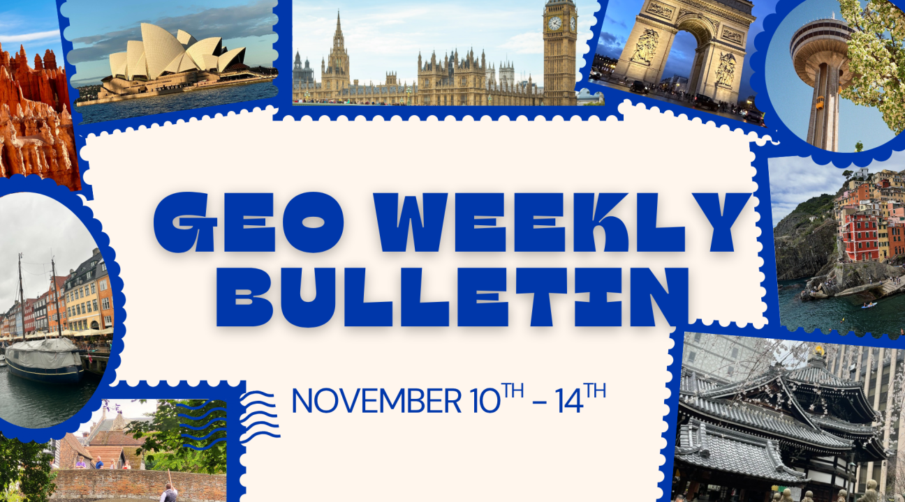 GEO Weekly bulletin November 10