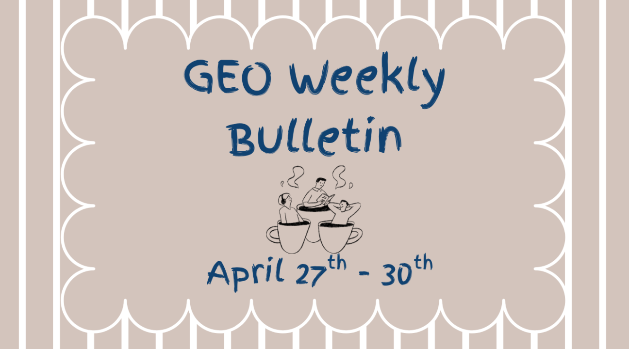 geo weekly bulletin