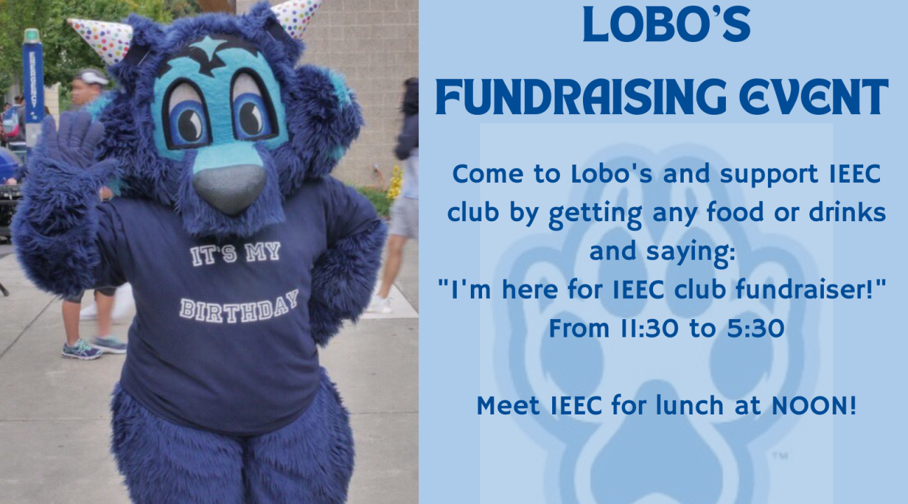 IEEC Fundraiser with image of Lobo