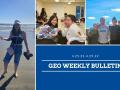 GEO weekly bulletin april 25 with images of students