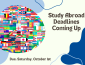 study abroad deadline oct 1