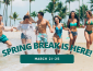 Spring break is here March 21-25 with people on beach