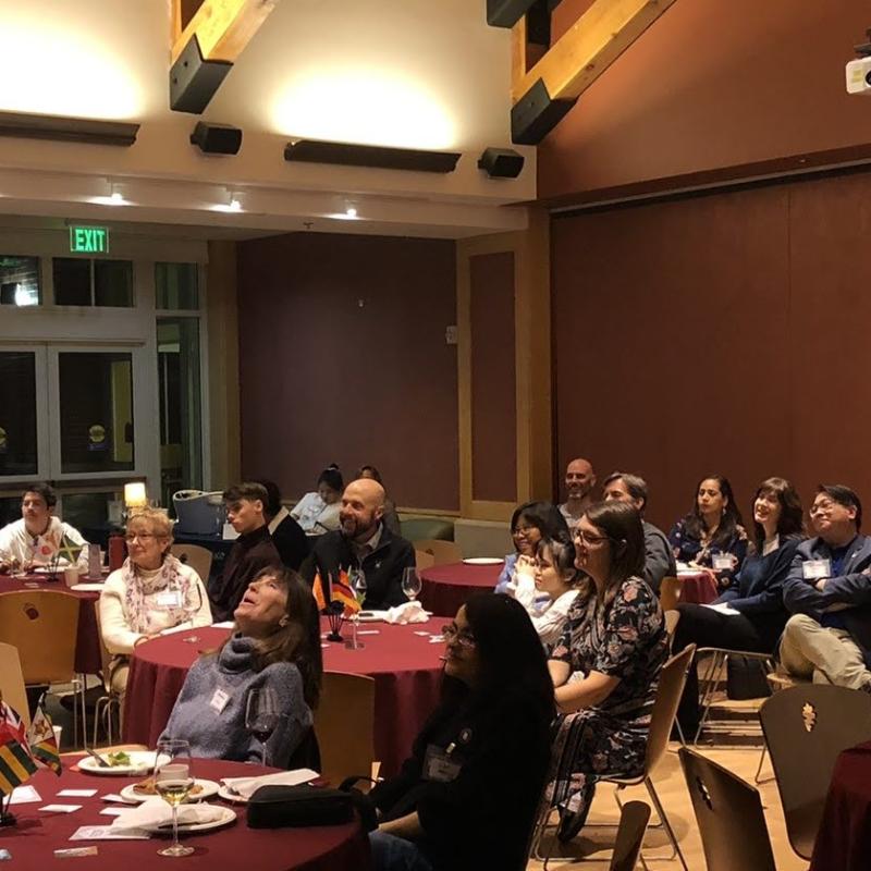 international faculty and staff reception