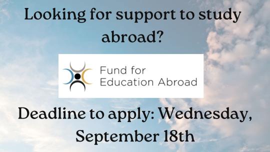 Fund for Education abroad image