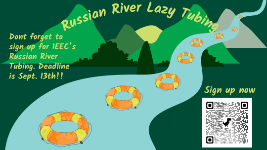 drawing of tubes floating down river