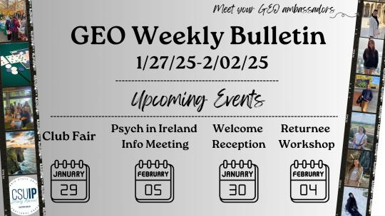 geo weekly bullentin