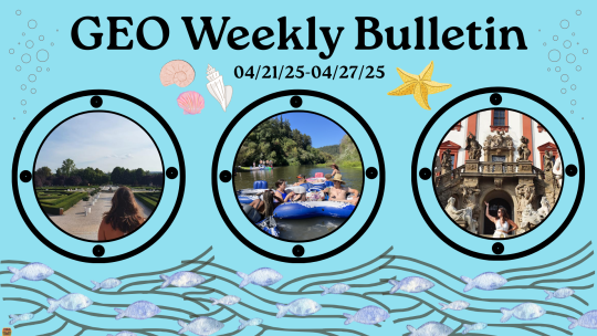 GEO Weekly Bulletin 04-21/25-04/27/25