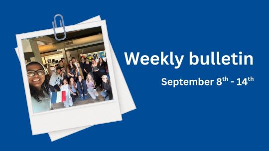 GEO Weekly bulletin September 8