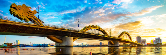 image of bridge in vietnam that looks like a dragon