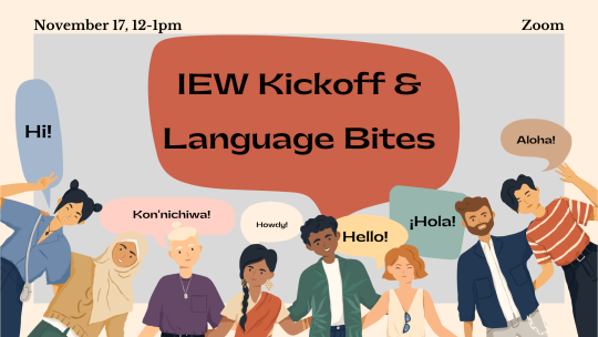 IEW Kickoff Langage bites 2025
