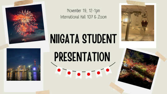 Niigata student presentation 2025