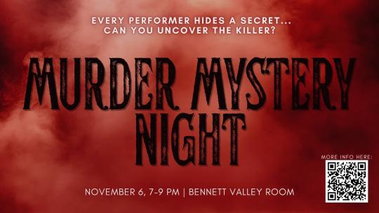 Murder Mystery Night flyer