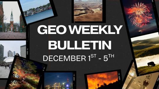 GEO Weekly Bulletin Flyer december 1