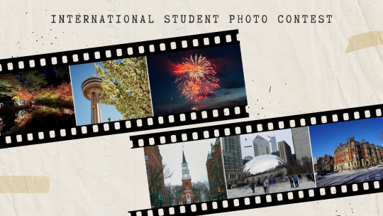 International student photo contest flyer