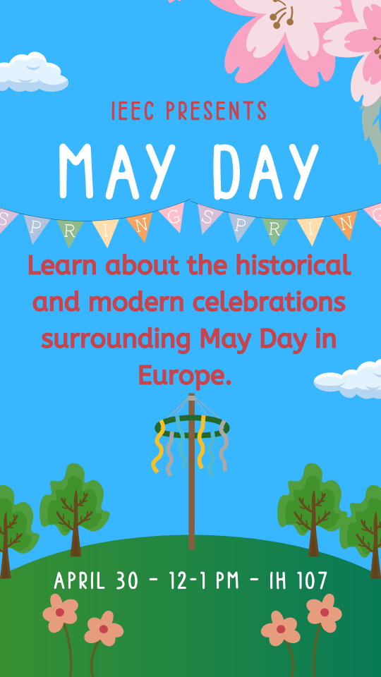 May Day Flyer for Coffee and Culture