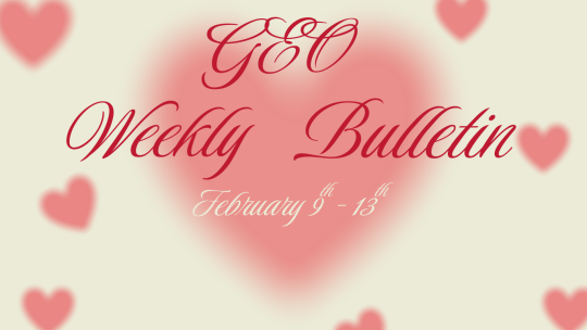 geo weekly bulletin