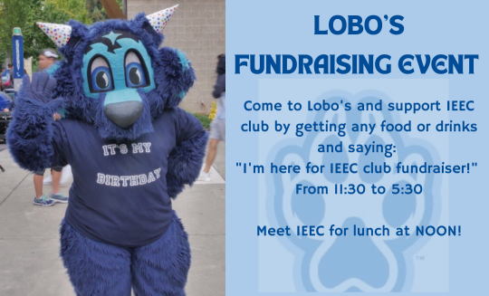 IEEC Fundraiser with image of Lobo