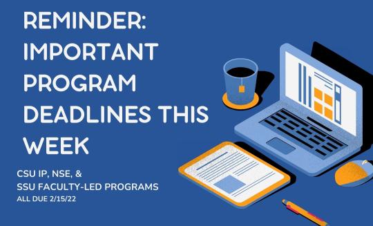 image of computer - deadline reminder