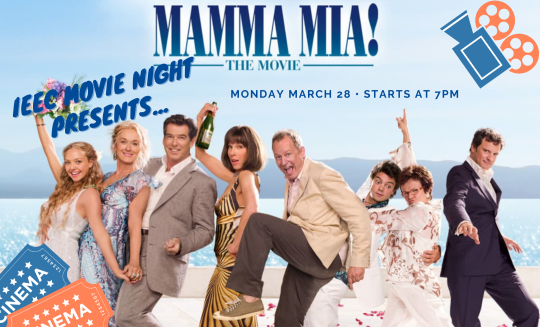 movie night mamma mia poster