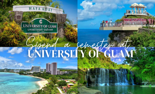spend a semester at university of guam with images of guam